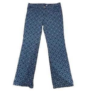 Cute blue checkered floral stretchy pants that were never worn.